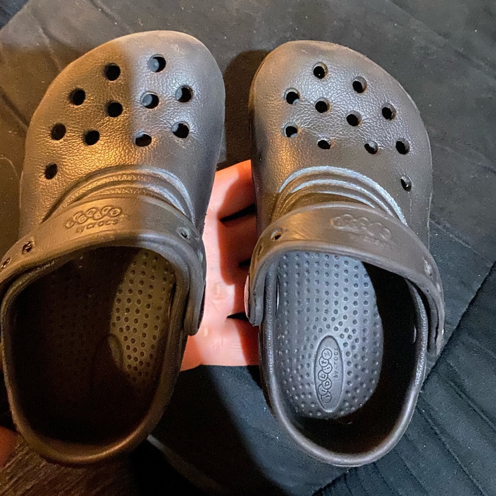 Black Crocs (Jibbitz by Crocs) Size 8c